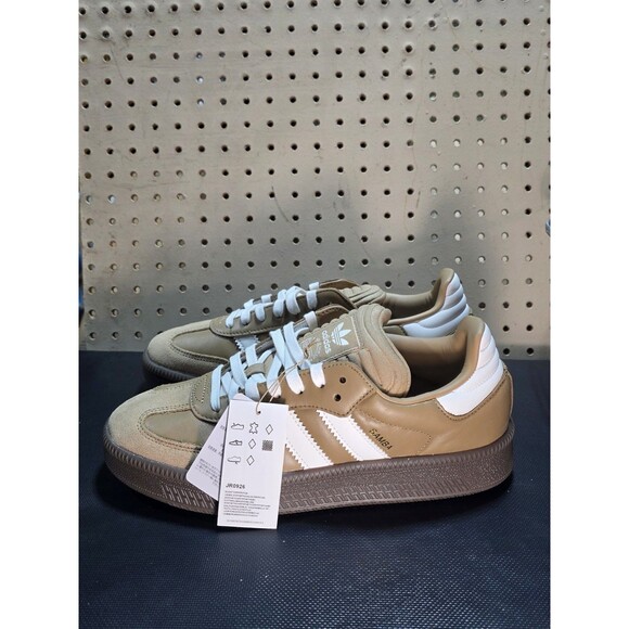 New Adidas SAMBA XLG Men\'s Size 10.5 Cardboard Brown White Gum Shoes JR0926 main image 7